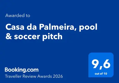 a screenshot of the csa da palmaemia pool and soccer pitch at Casa da Palmeira, pool & soccer pitch in Vilamoura