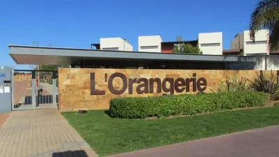a sign that reads lancerre in front of a building at Vilamoura Charming Apartment by Intiholidays in Vilamoura
