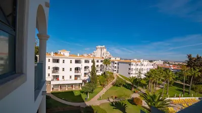 a view of a city from a building at Vila Petra in Albufeira