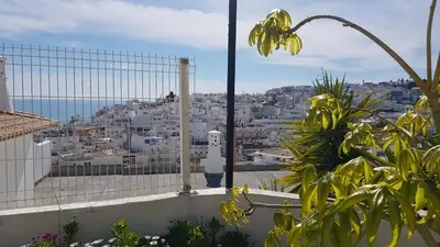 a view of the city from the roof of a building at Albufeira Ocean Terrace (31) in Albufeira