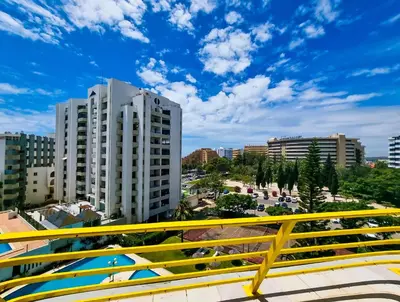 a view of a city from a balcony at FLH Vilamoura Sunny Apartment with Pool in Vilamoura