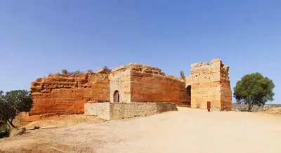 an old brick building in the middle of a field at AlbufeiraOrada Splendor by Be Cherish in Albufeira