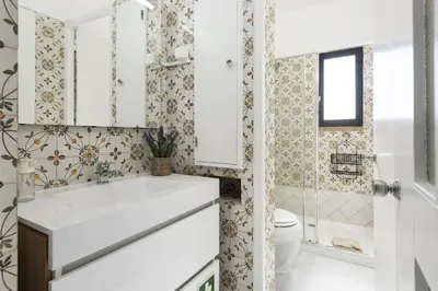 a bathroom with a sink and a toilet at Marina Club - Sea front - Vilamoura in Vilamoura