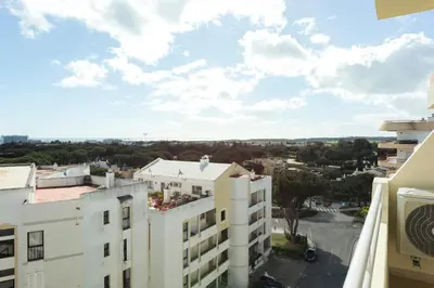 a view from the balcony of a building at Moura Suites III - Relaxing view - Vilamoura HD Properties in Vilamoura