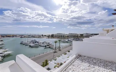 a view of a marina with boats in the water at Primula - Wonderful view - Vilamoura Marina in Vilamoura