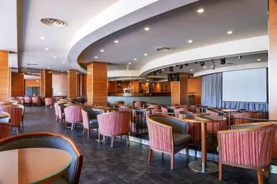 a buffet line with many different types of food at 3HB Guarana - All Inclusive in Albufeira