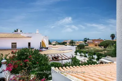 a view of the roof of a house at Villa Hideaway by Algarve Villa Holidays in Galé