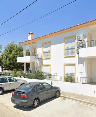a gray car parked in front of a building at Estrada de, Urbanizacao,edificio laranjal,apartment 18,vale carro, 8200-596 in Albufeira