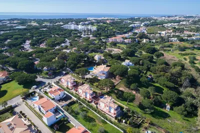 an aerial view of a residential neighborhood with houses at GR 2 X Private Villas Private Pools - Up to 20 Guests in Albufeira