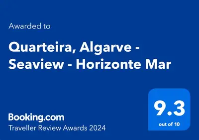 a blue rectangle with the words quarantine almanac almanac savrolet horizonsmar at Quarteira, Algarve - Seaview - Horizonte Mar in Quarteira