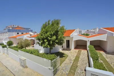 arial view of a house with a tree in the yard at Villa Altis Park by Villa Plus in Albufeira