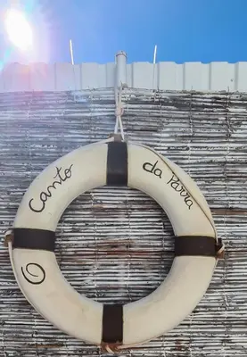 a sign that says orange die raft hanging on a building at Villa O Canto da Parra - Hot Jacuzzi - Swimming Pool - WIFI - BY BEDZY in Galé