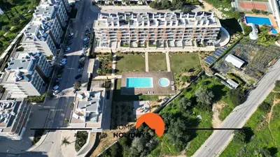 an aerial view of an apartment complex with a one hotel at #090 Correeira by Home Holidays in Albufeira