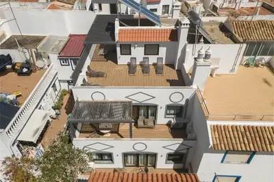 an overhead view of a house with a roof at Miral Beachside 4 - by HD Properties in Albufeira