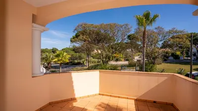a view from the balcony of a house at Amora Classic Villa in Vilamoura